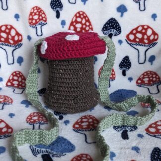 (Limited!) Crochet Mushroom Crossbody Bag