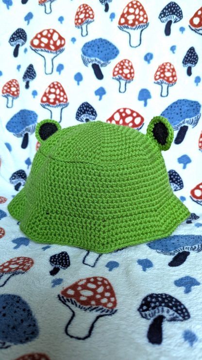 Crochet Froggie Bucket Hat - Image 4