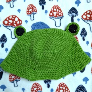 Crochet Froggie Bucket Hat