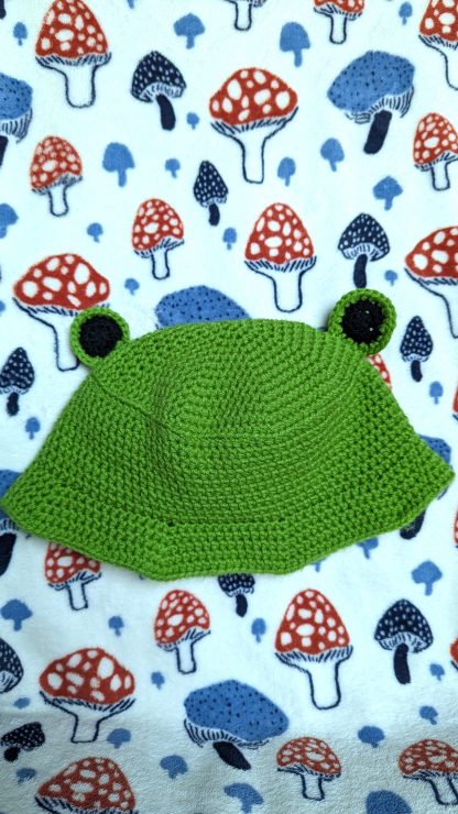 Crochet Froggie Bucket Hat