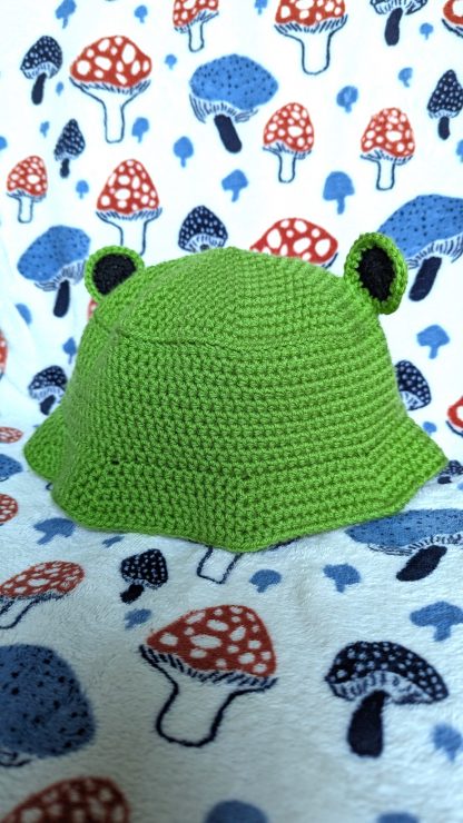 Crochet Froggie Bucket Hat - Image 2